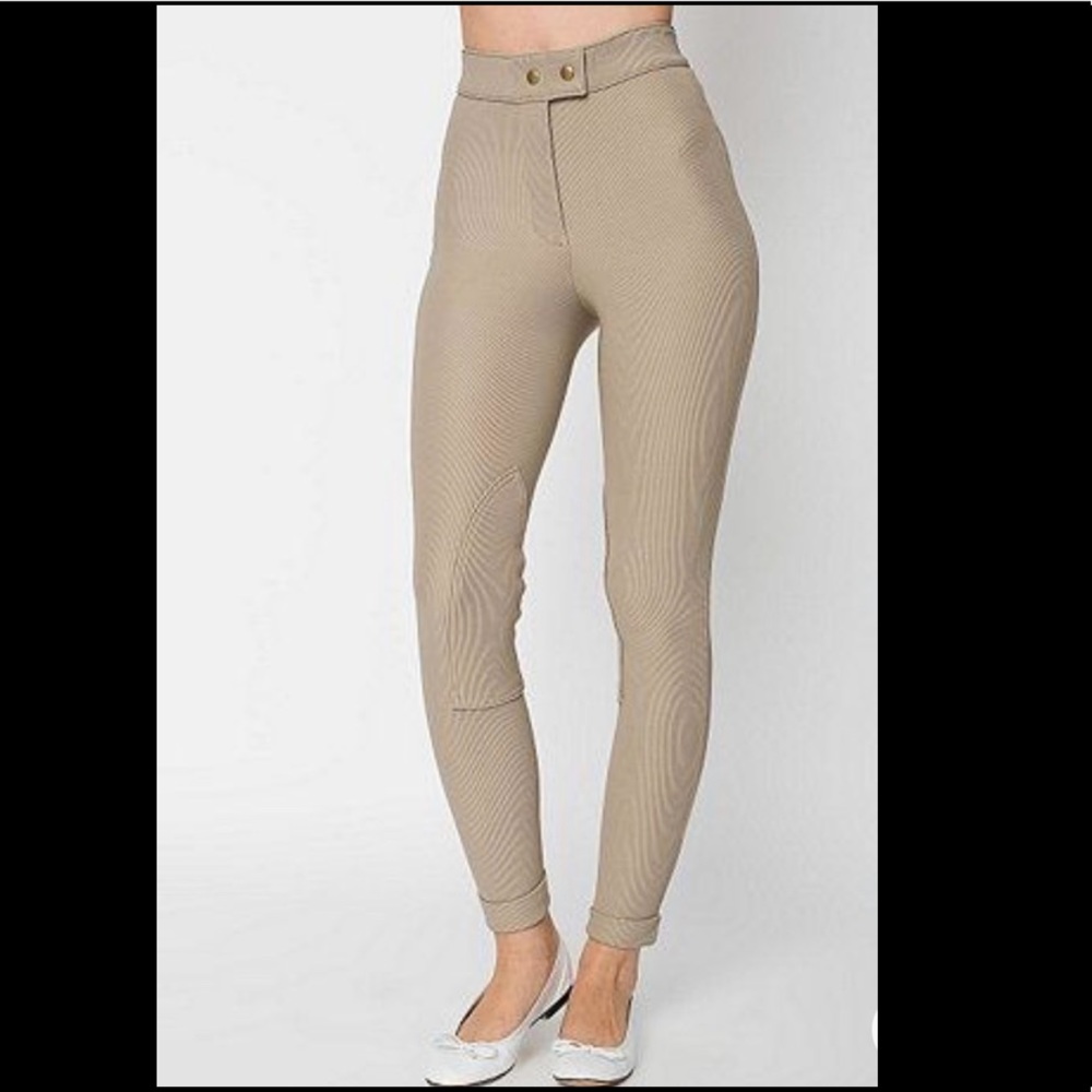 American Apparel Taupe Riding Pant